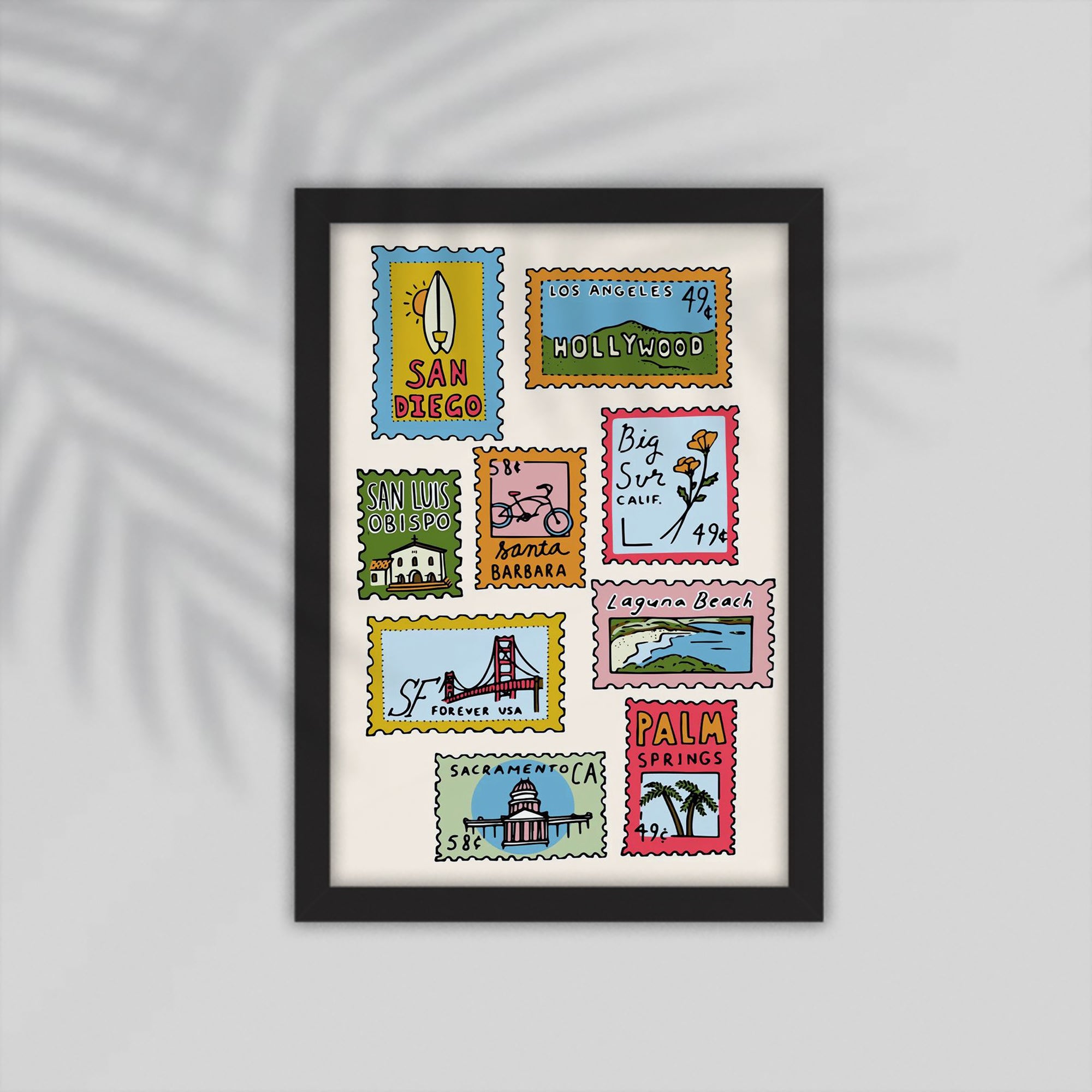 World English Framed Poster