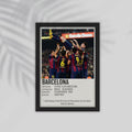 Barca Football Framed Poster