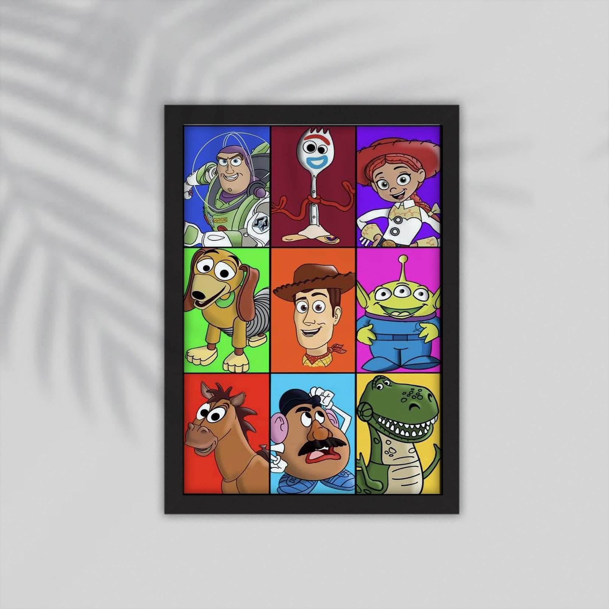 Toy Story Cartoon Framed Poster