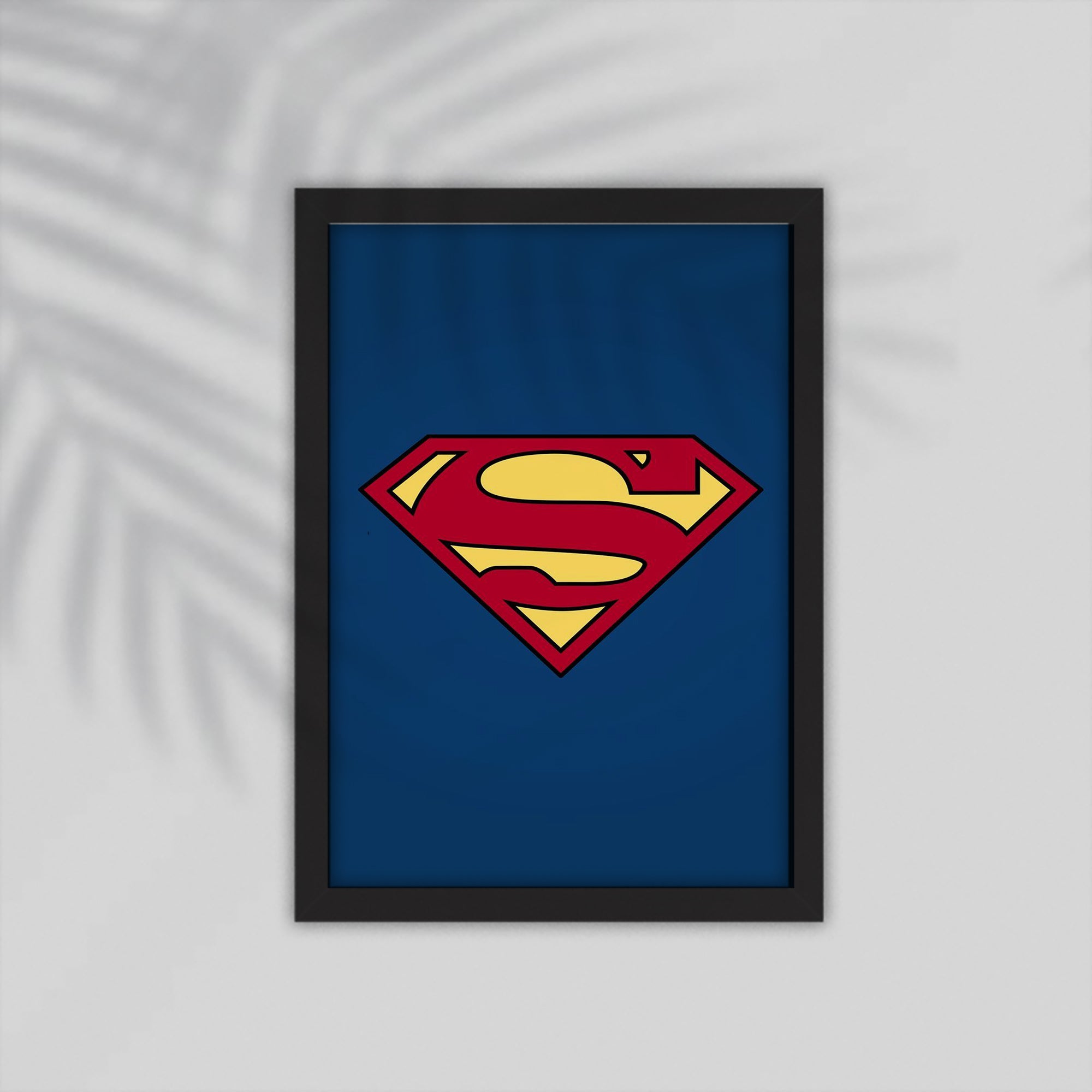 Superman Superhero Framed Poster