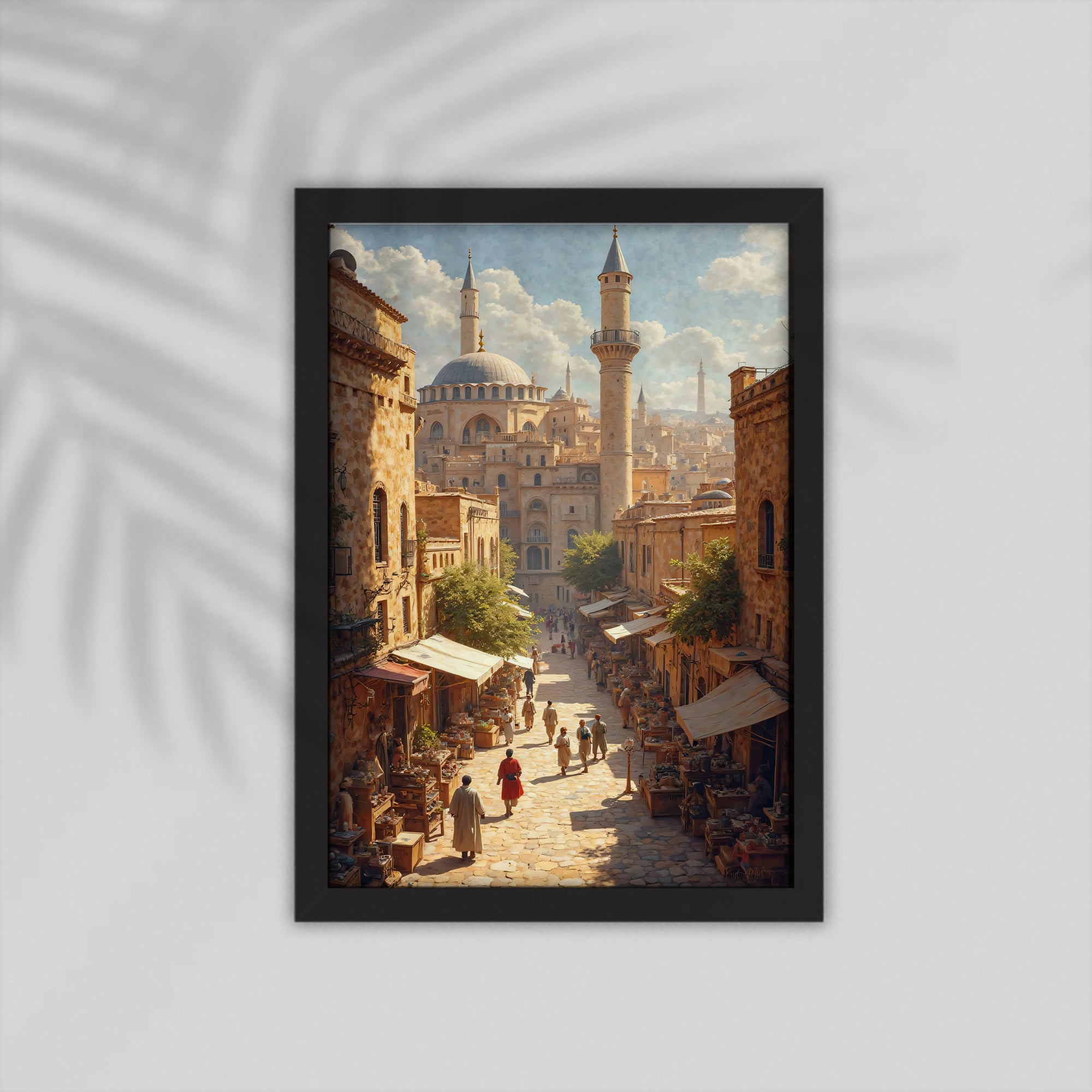 El moez Arabic Framed Poster