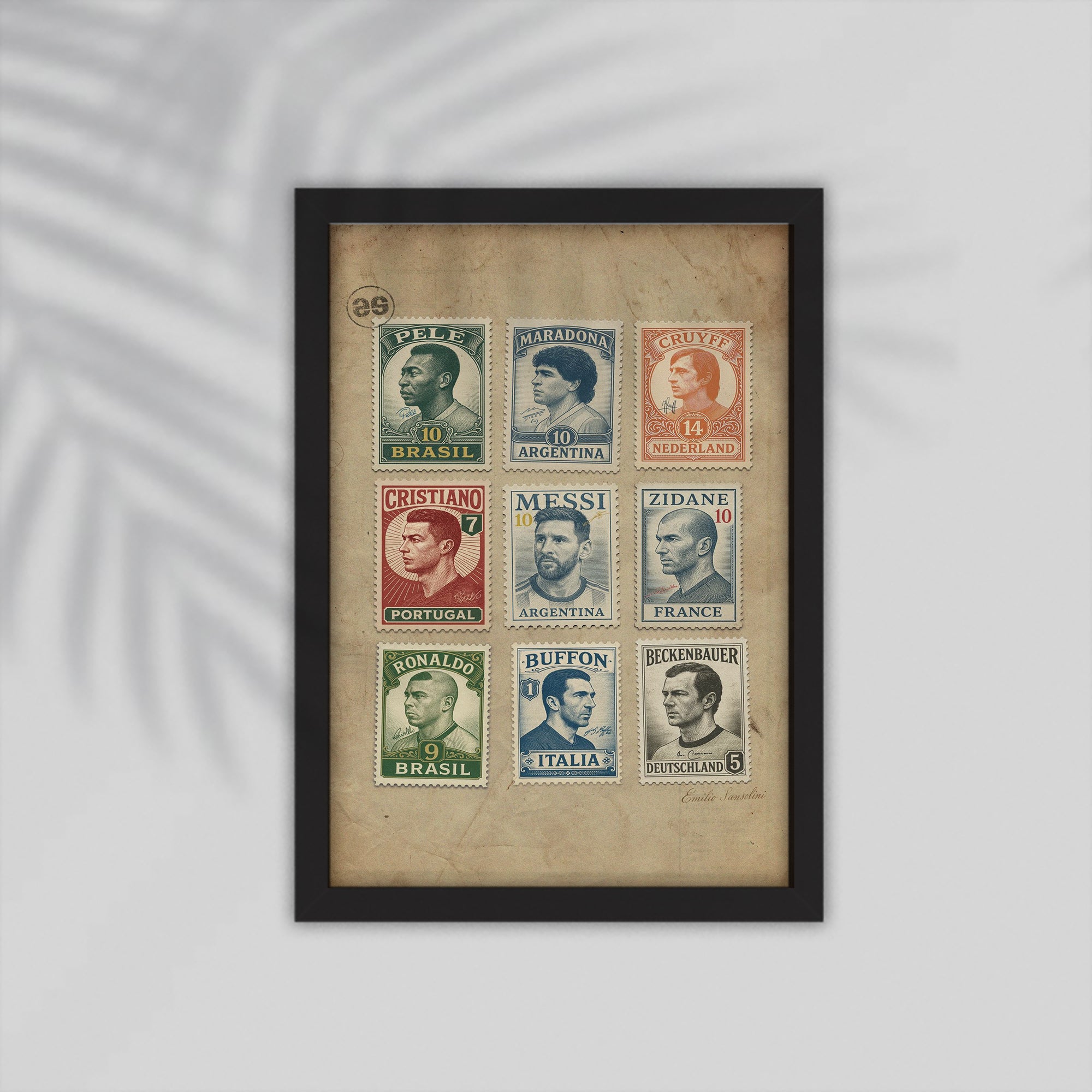 Legend Football Framed Poster