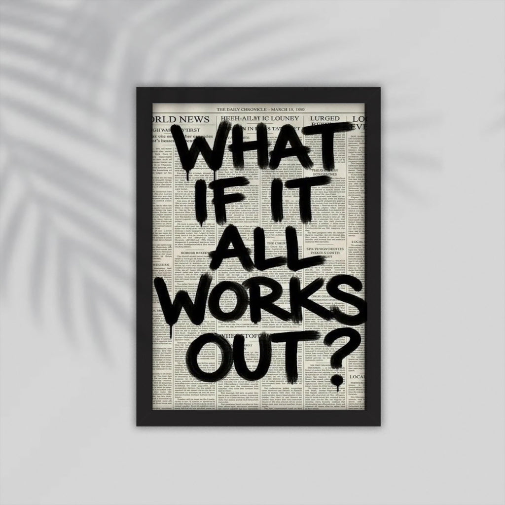 What English Framed Poster