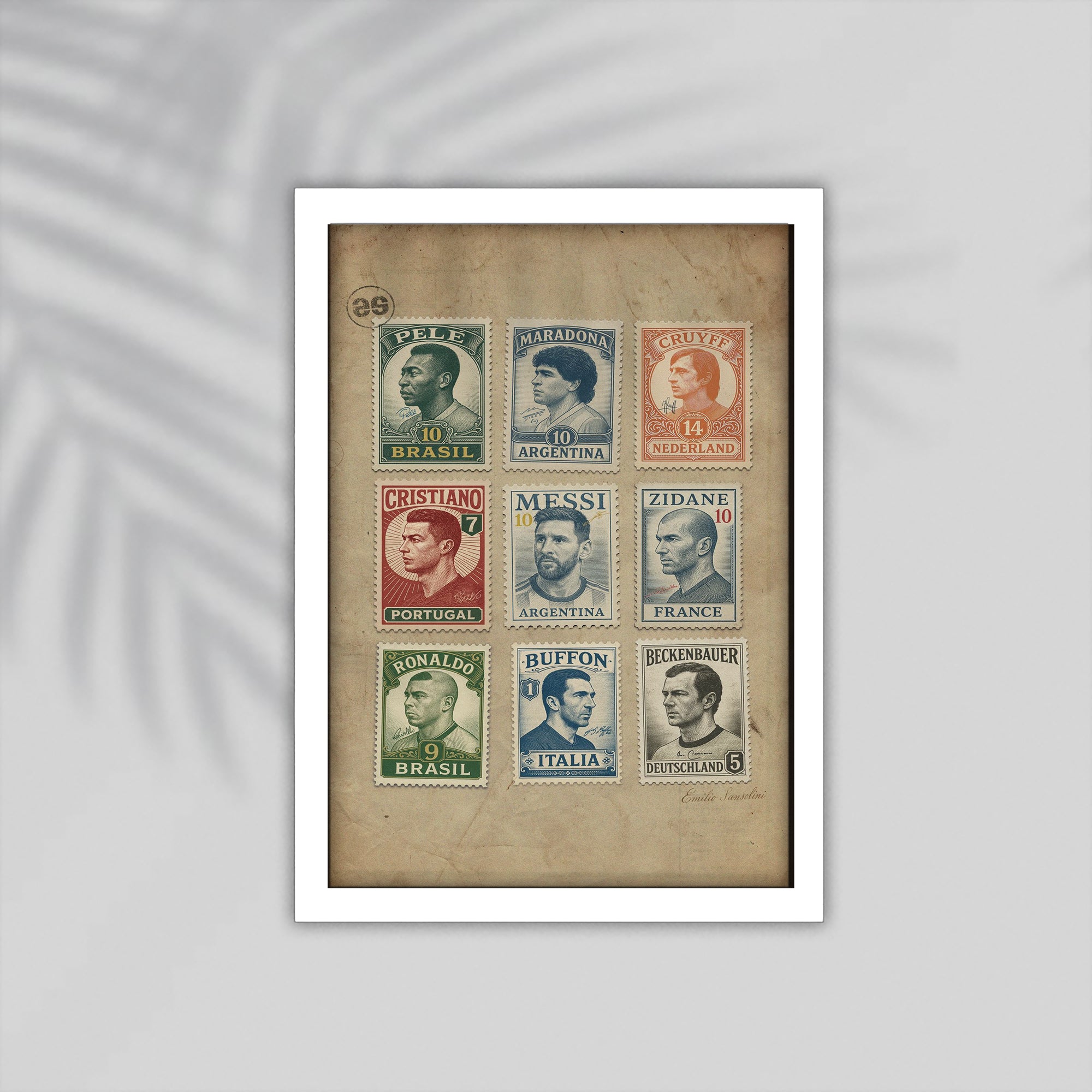Legend Football Framed Poster