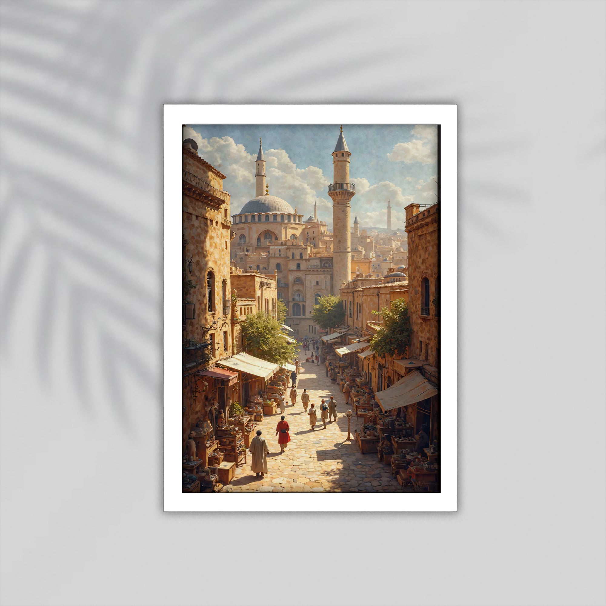 El moez Arabic Framed Poster