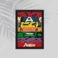 Avengers Superhero Framed Poster