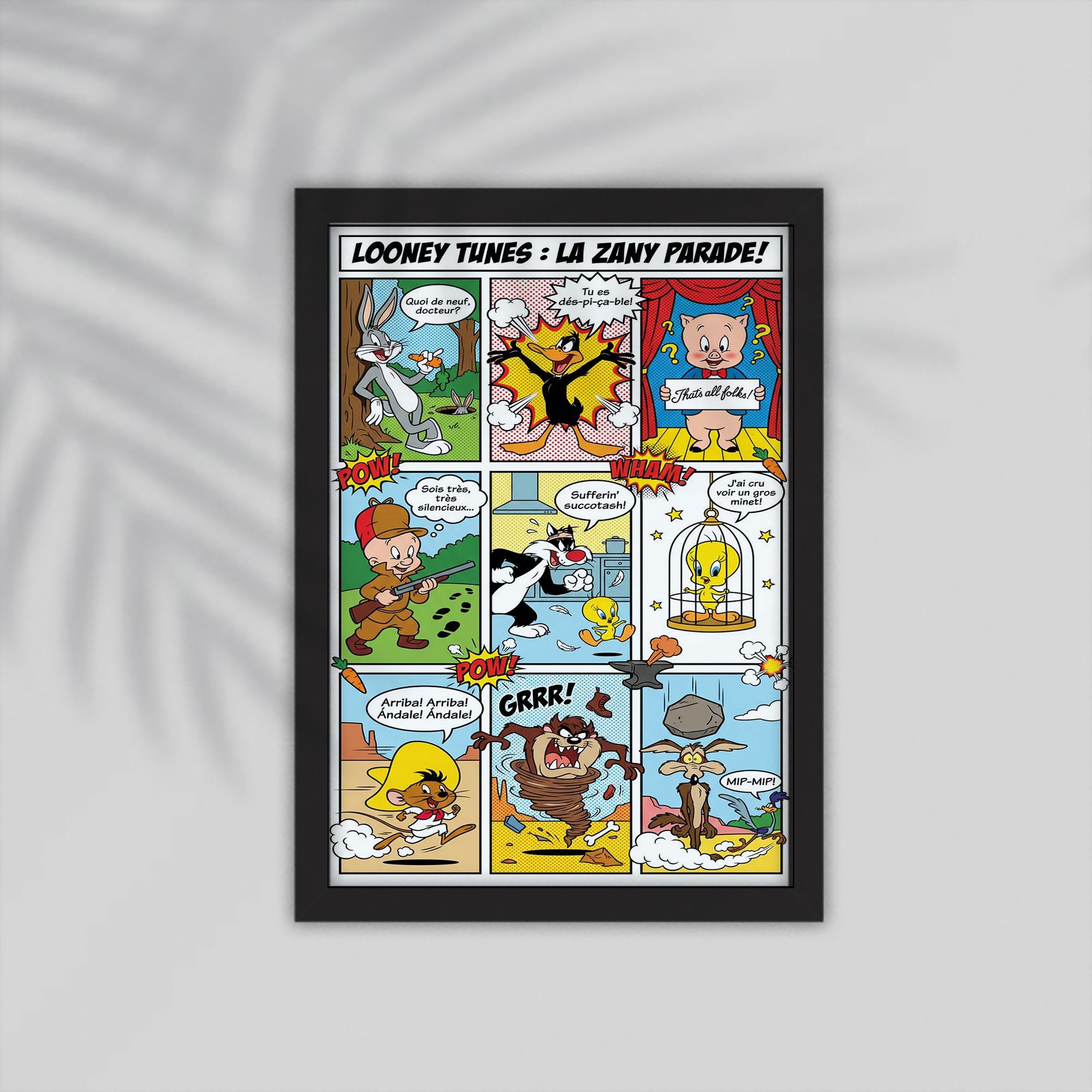 Lonney Comic Framed Poster