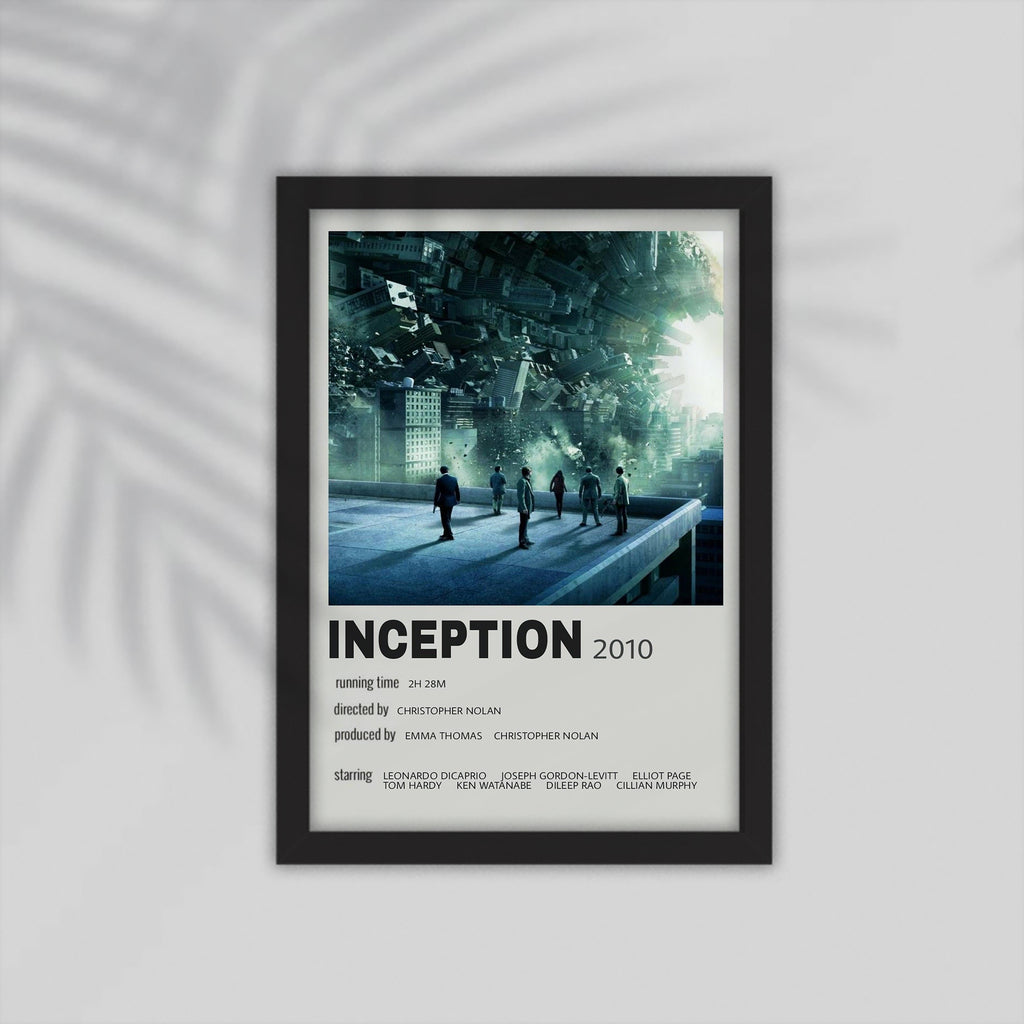 Inception Film Framed Poster