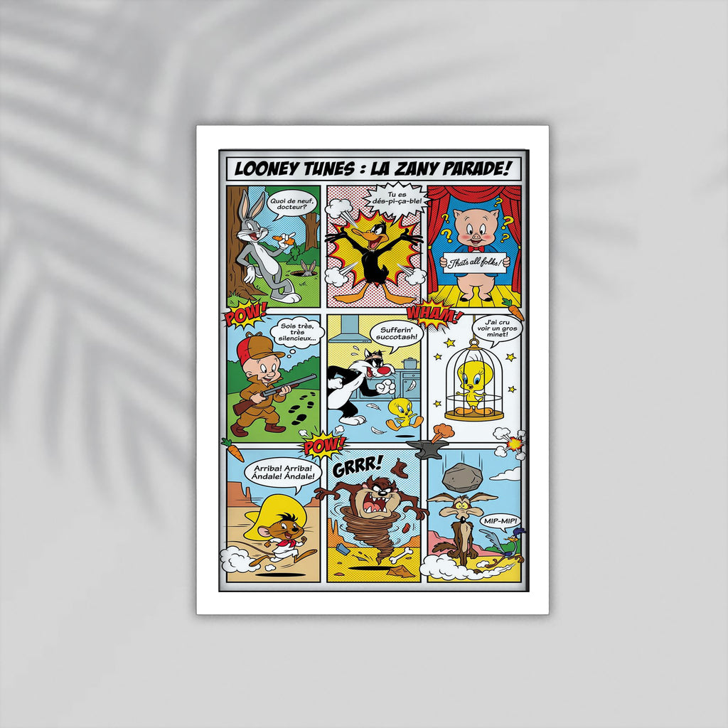 Lonney Comic Framed Poster