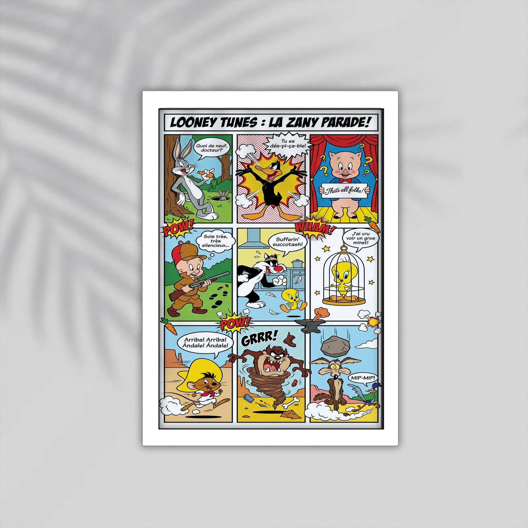 Lonney Comic Framed Poster