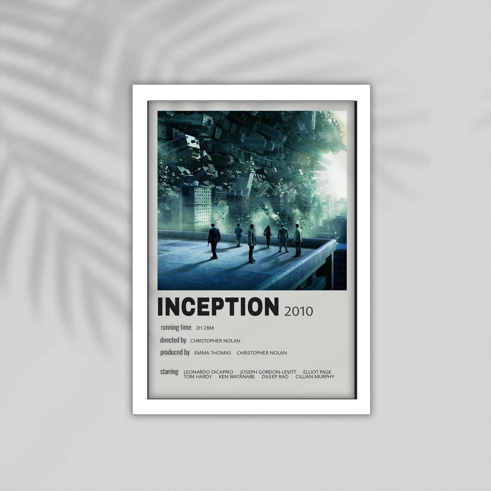 Inception Film Framed Poster