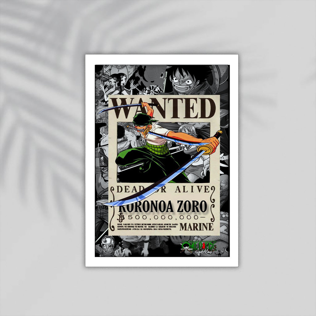 Wanted Anime Framed Poster
