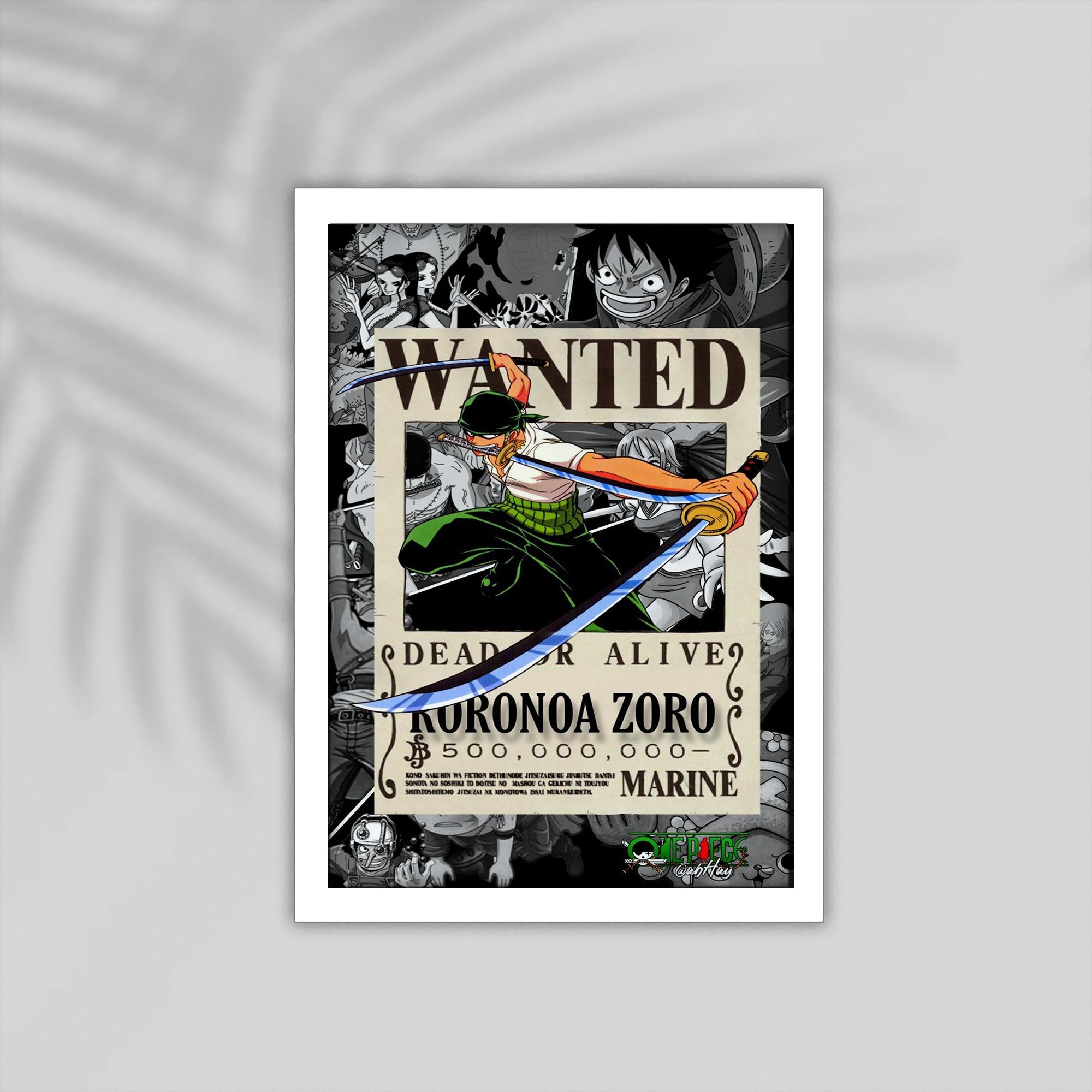Wanted Anime Framed Poster