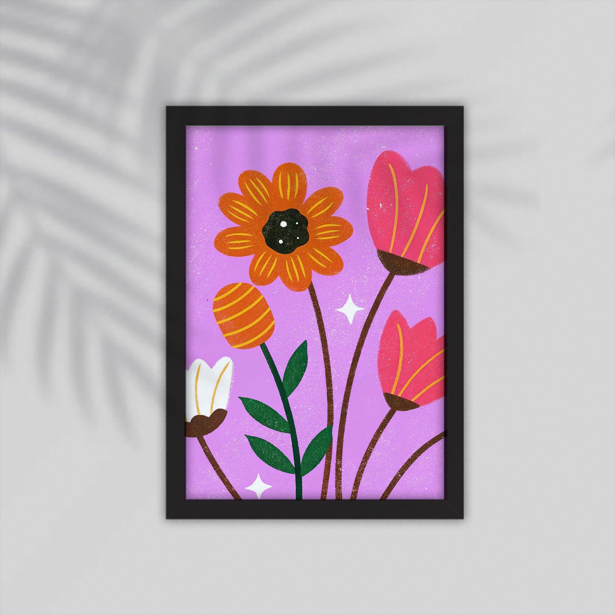 Ward Flower Framed Poster