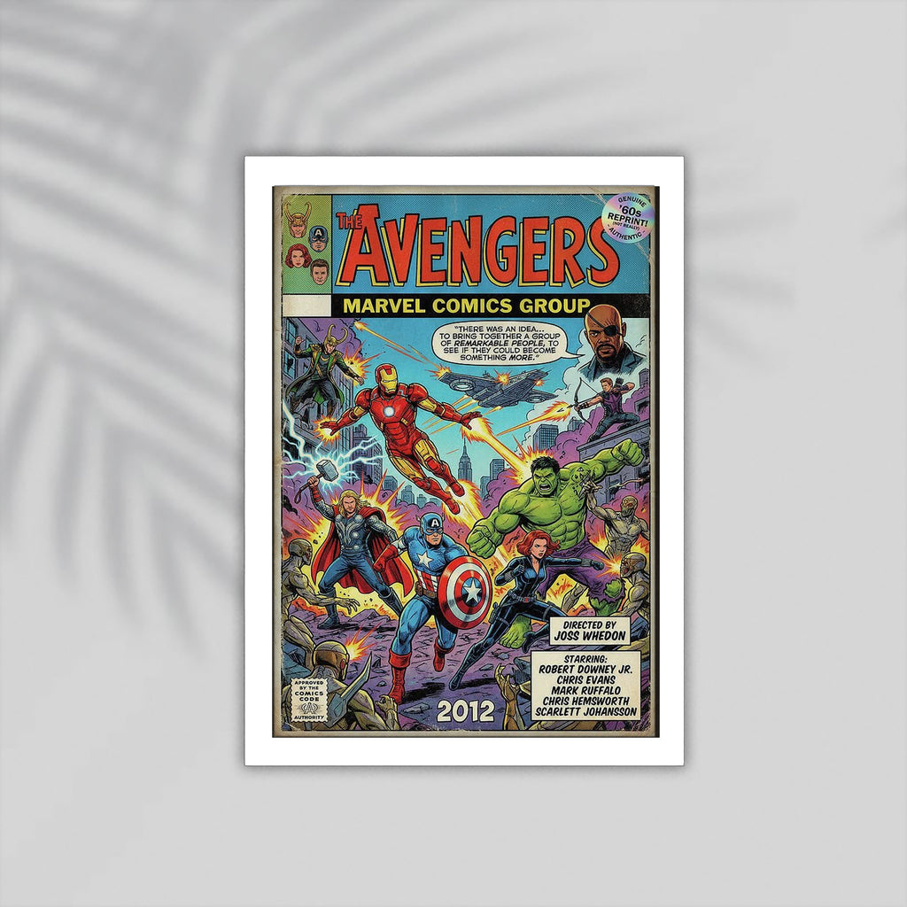 Avengers Superhero Framed Poster