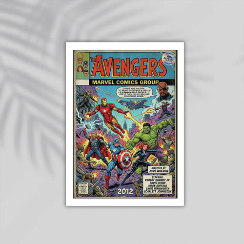 Avengers Superhero Framed Poster