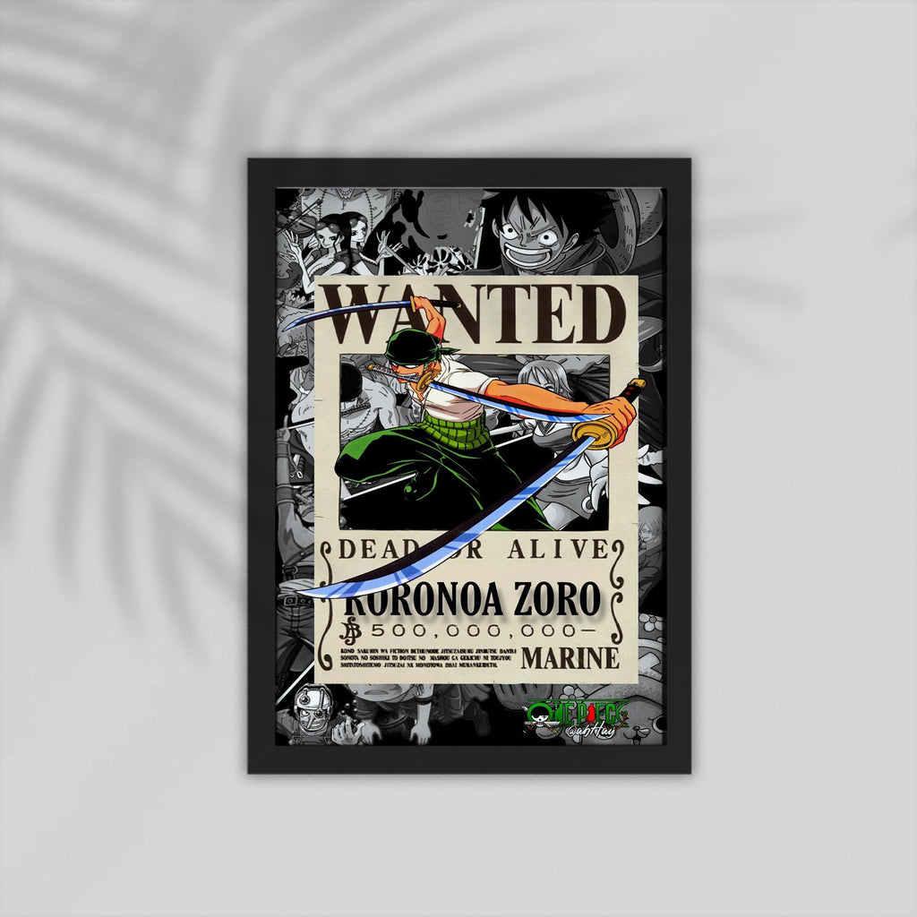 Wanted Anime Framed Poster