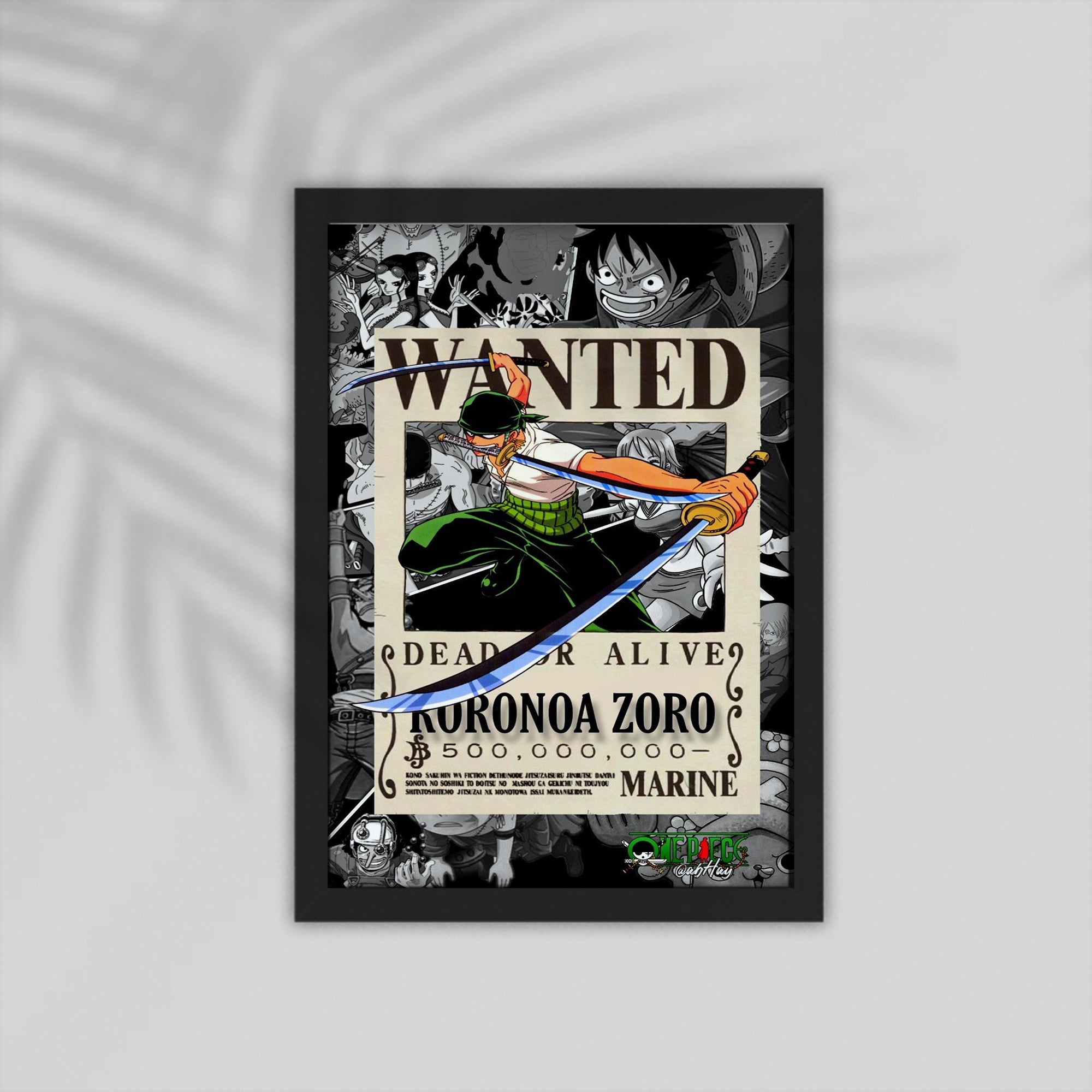 Wanted Anime Framed Poster