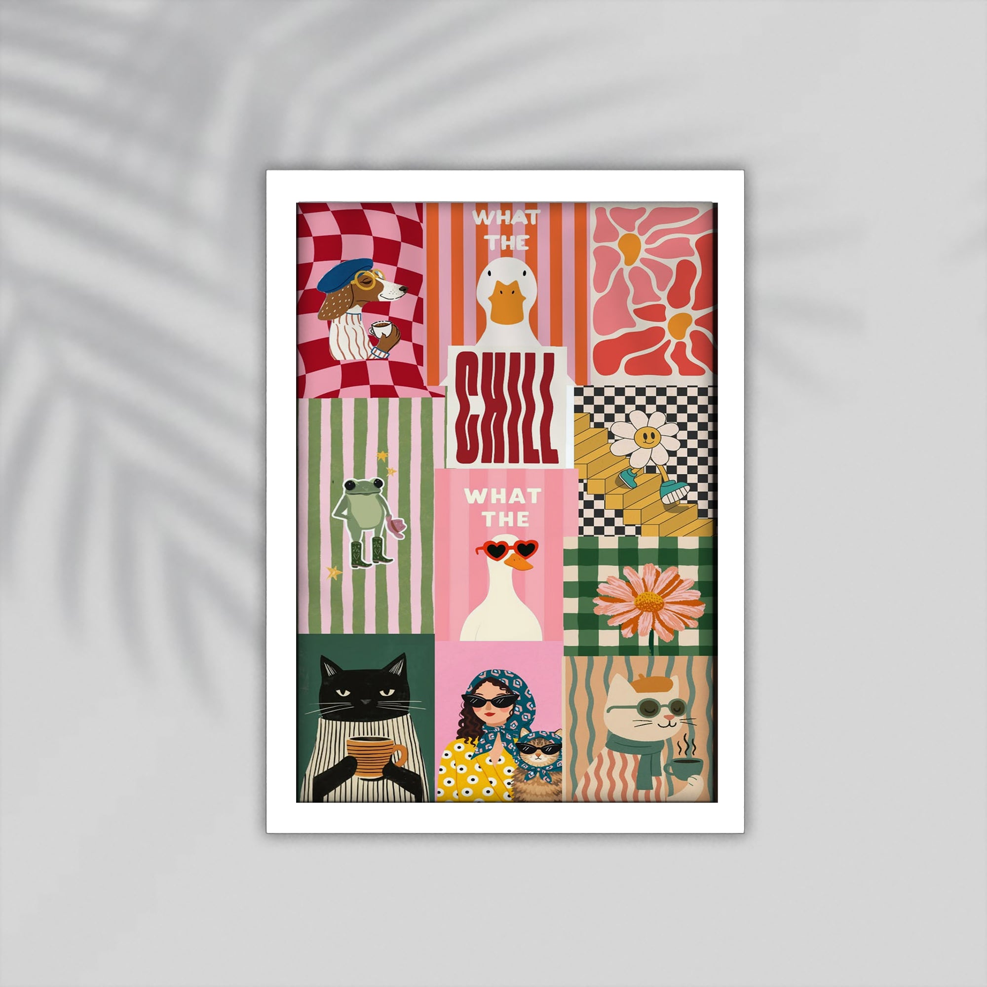 Duck English Framed Poster