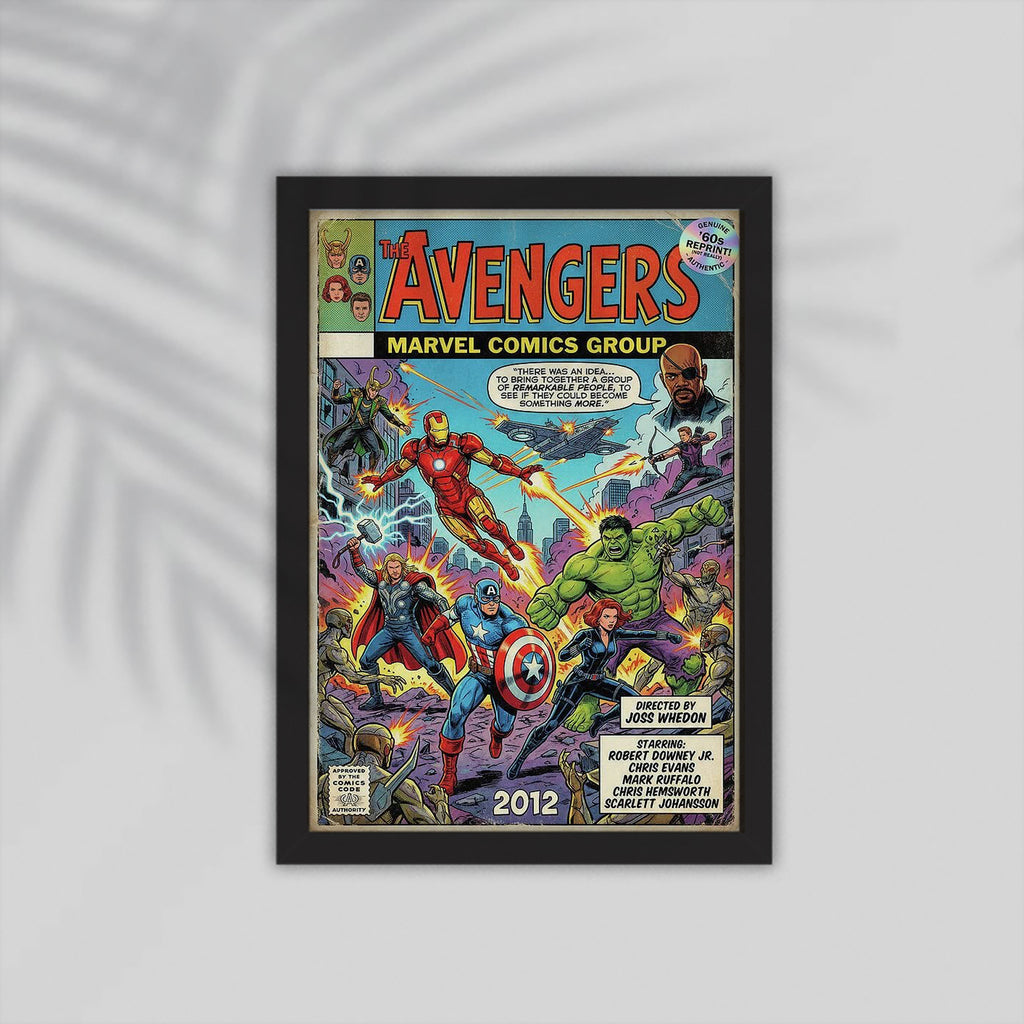 Avengers Superhero Framed Poster