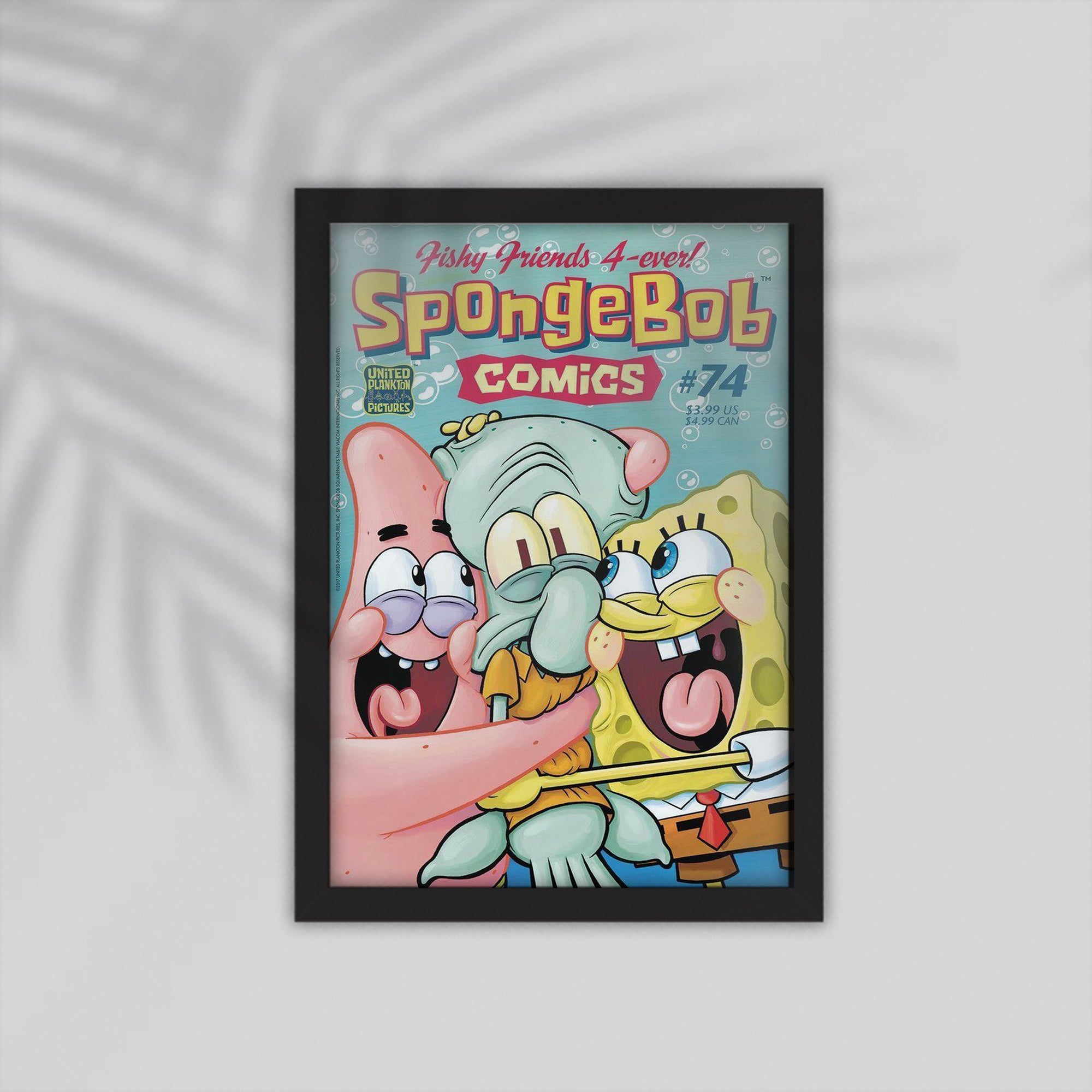 Spongepop Cartoon Framed Poster