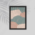 Lines Flower Simple drawings Framed Poster