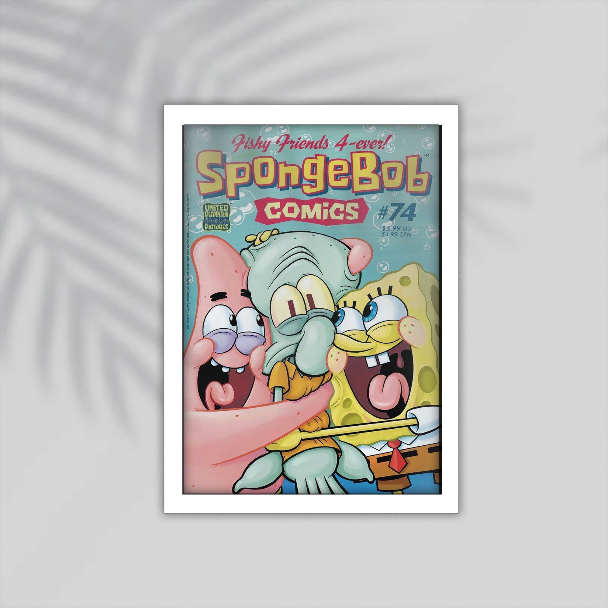 Spongepop Cartoon Framed Poster