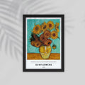 SunFlower Art Framed Poster