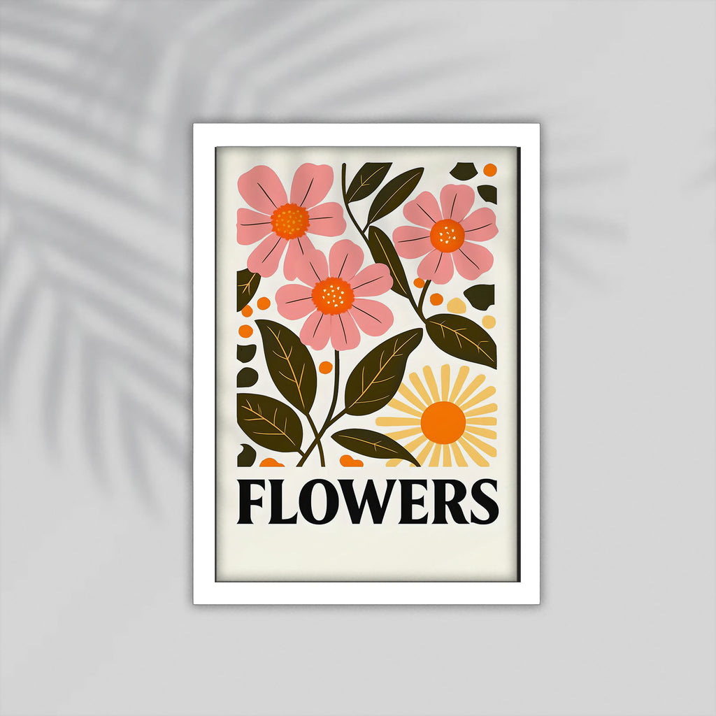 Flowers Flower Framed Poster