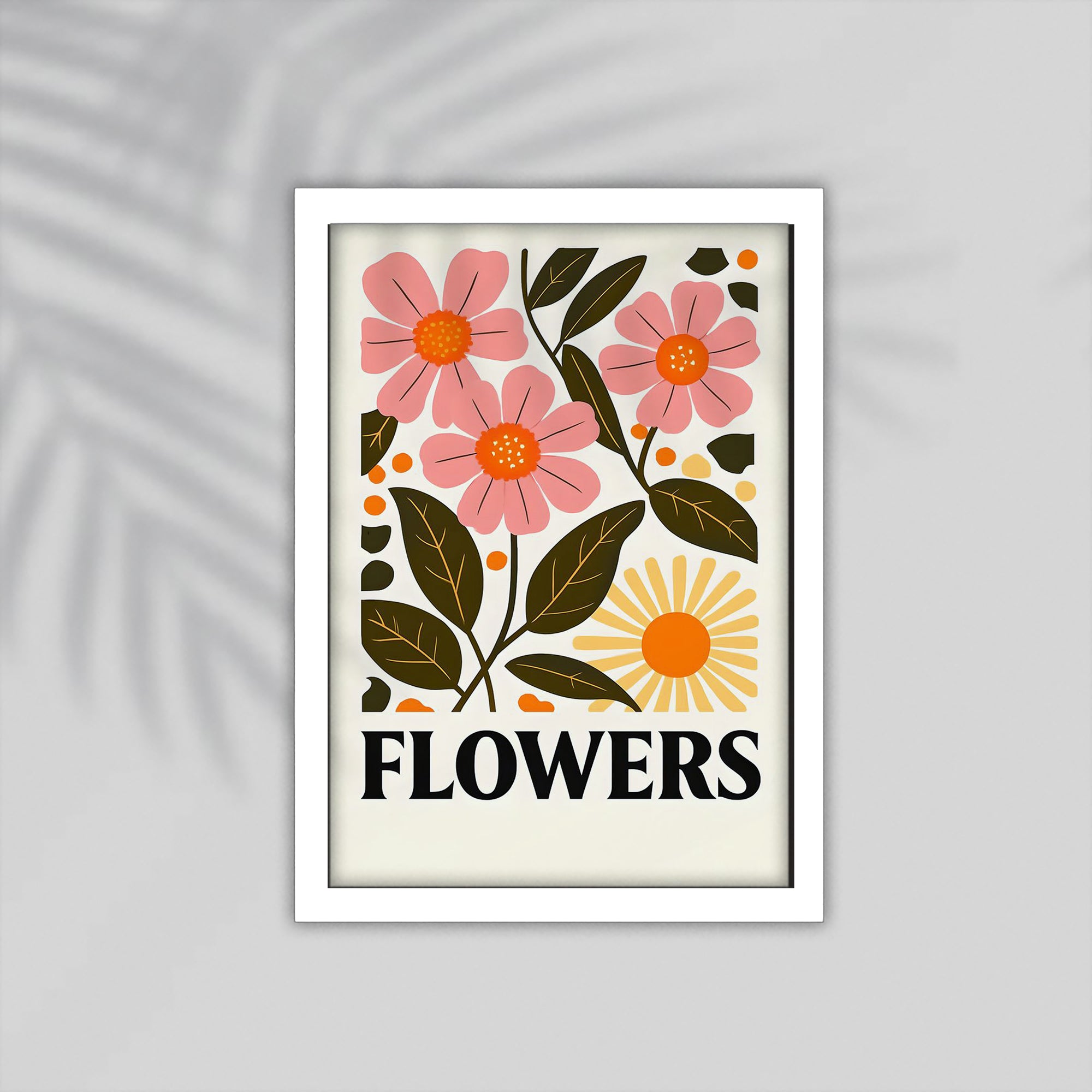 Flowers Flower Framed Poster