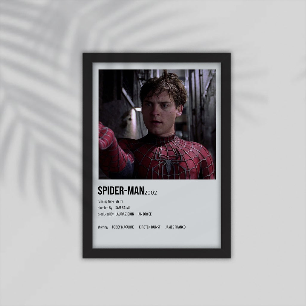 Spiderman Film Framed Poster