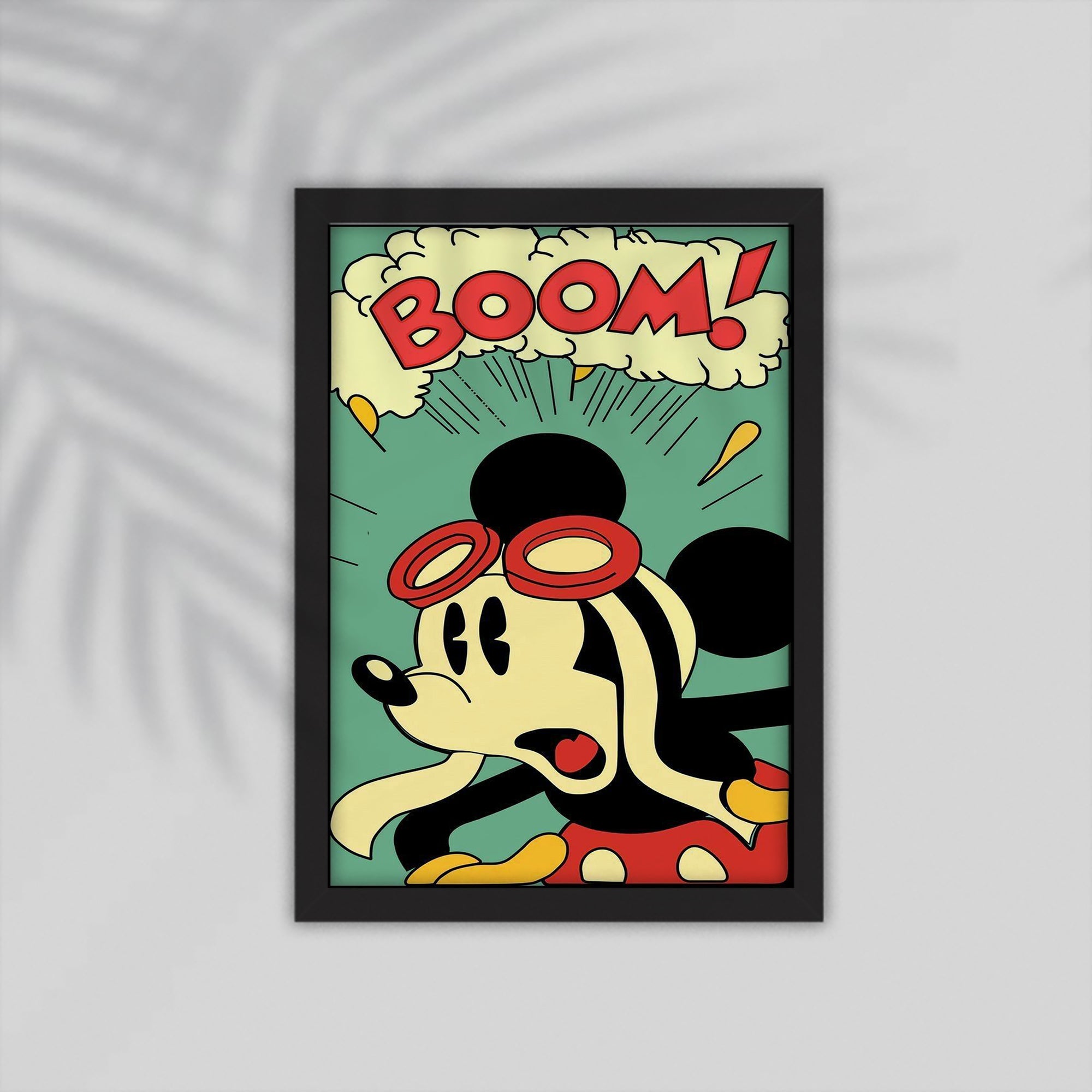 Boom Cartoon Framed Poster