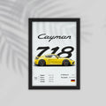 718 Car Framed Poster