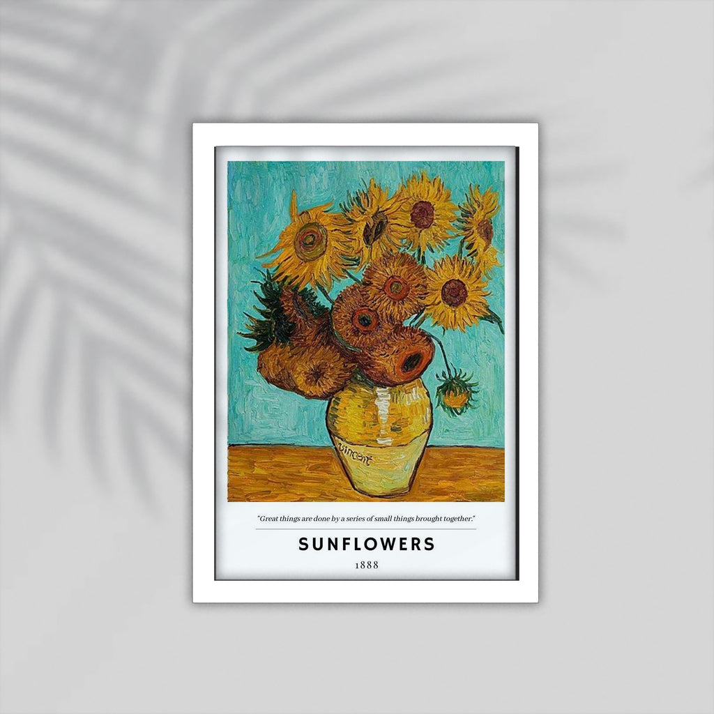 SunFlower Art Framed Poster