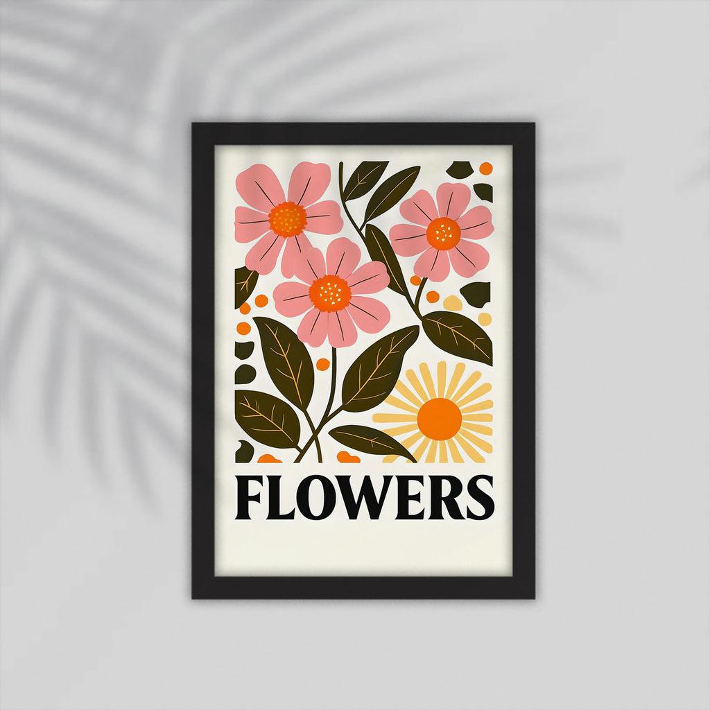 Flowers Flower Framed Poster
