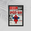 Spiderman Superhero Framed Poster
