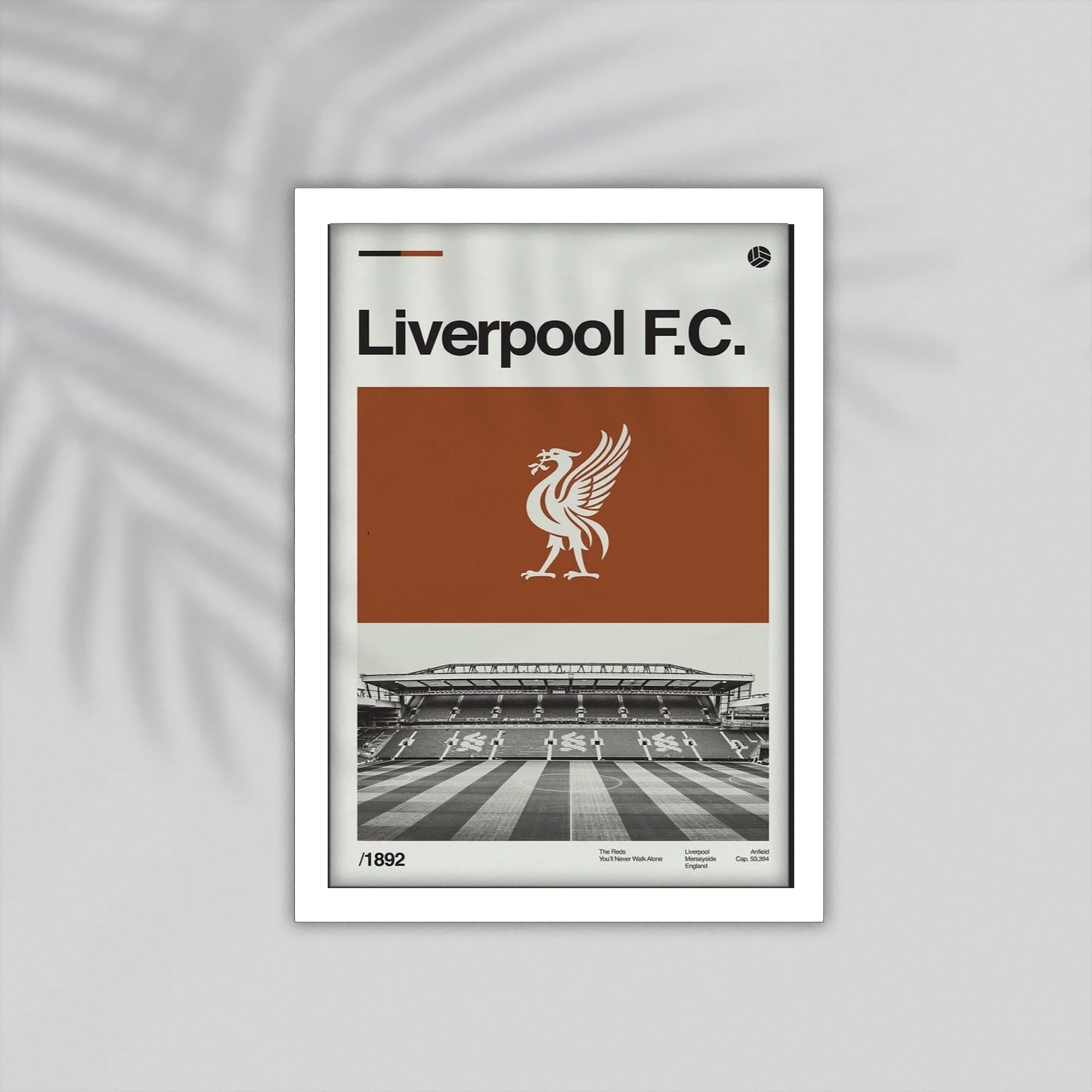 Liverpool Football Framed Poster