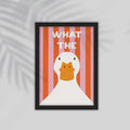 Duck English Framed Poster