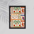 Bird Flower Framed Poster