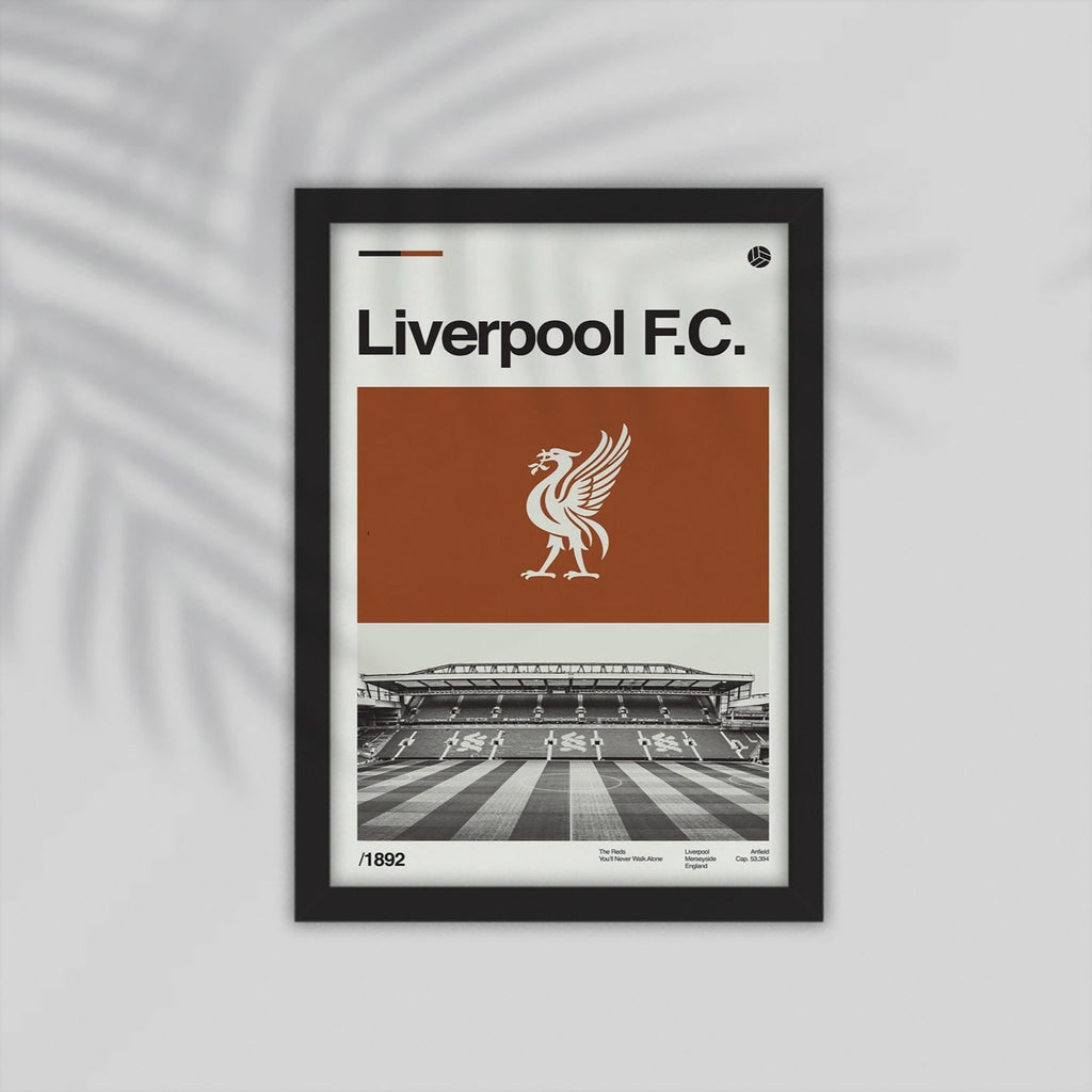 Liverpool Football Framed Poster