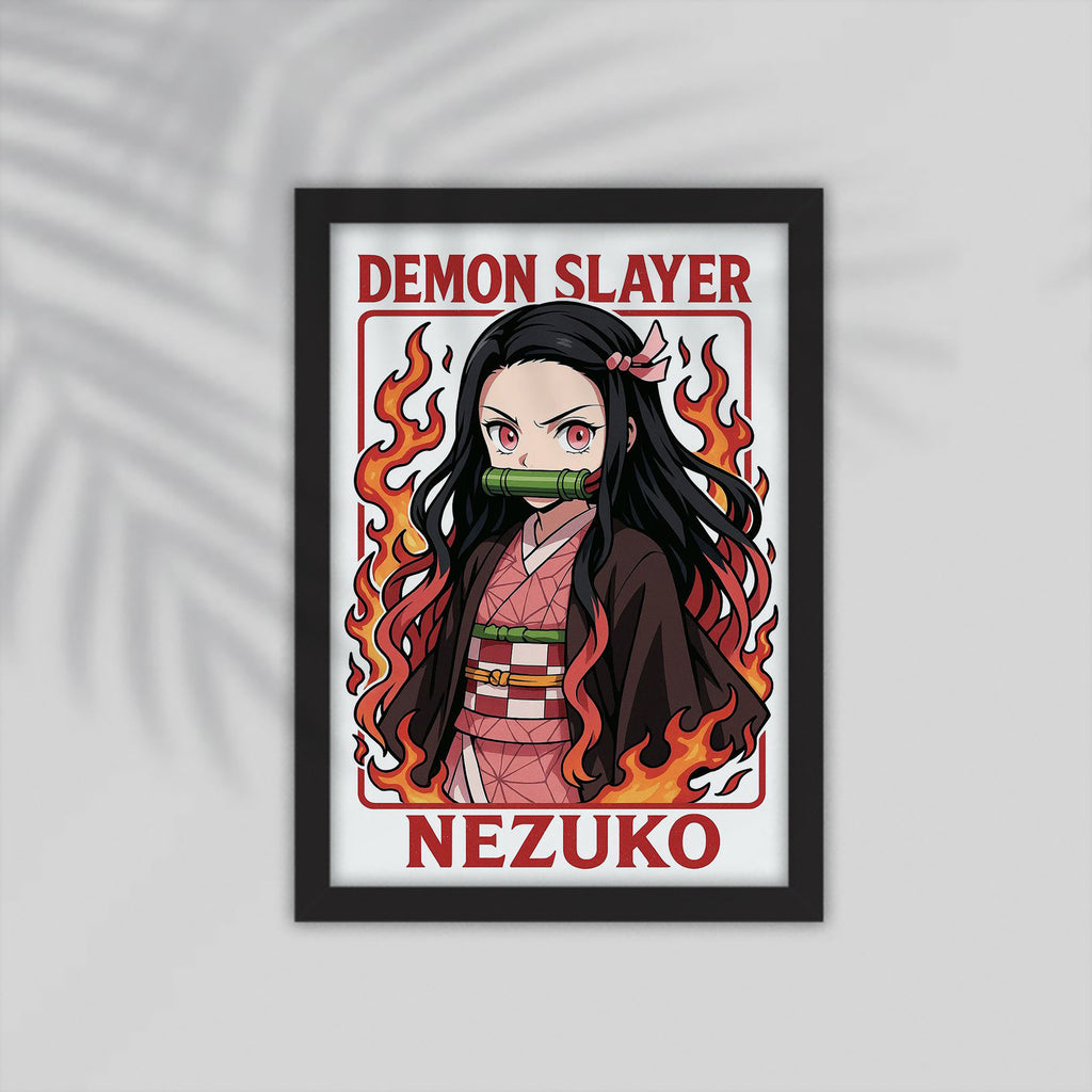 Nezuko Anime Framed Poster