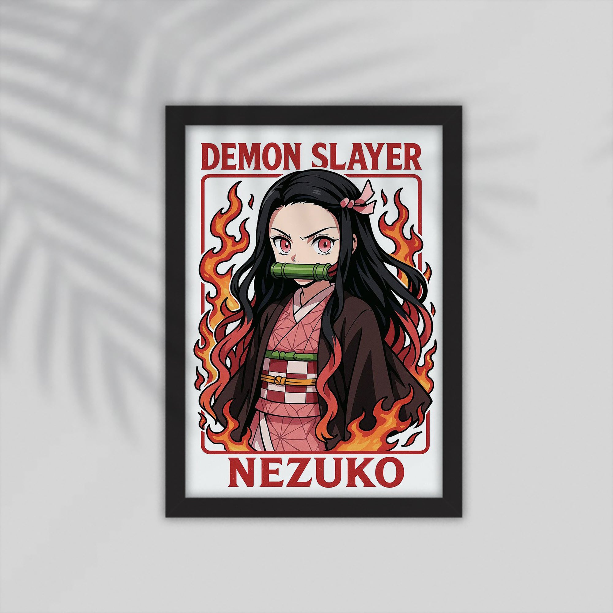 Nezuko Anime Framed Poster