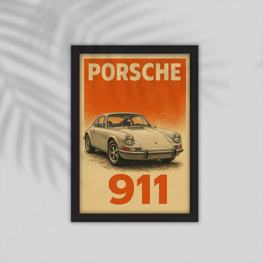 911 Car Framed Poster