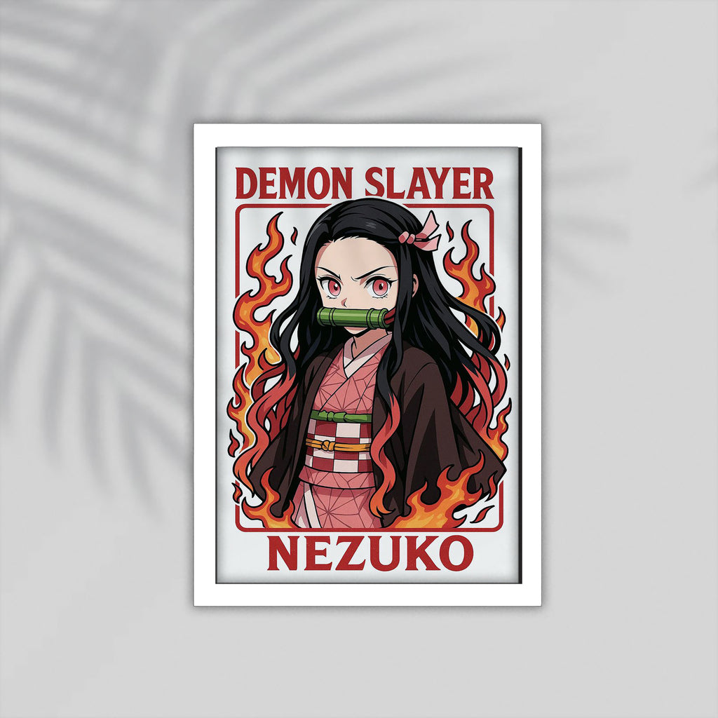 Nezuko Anime Framed Poster