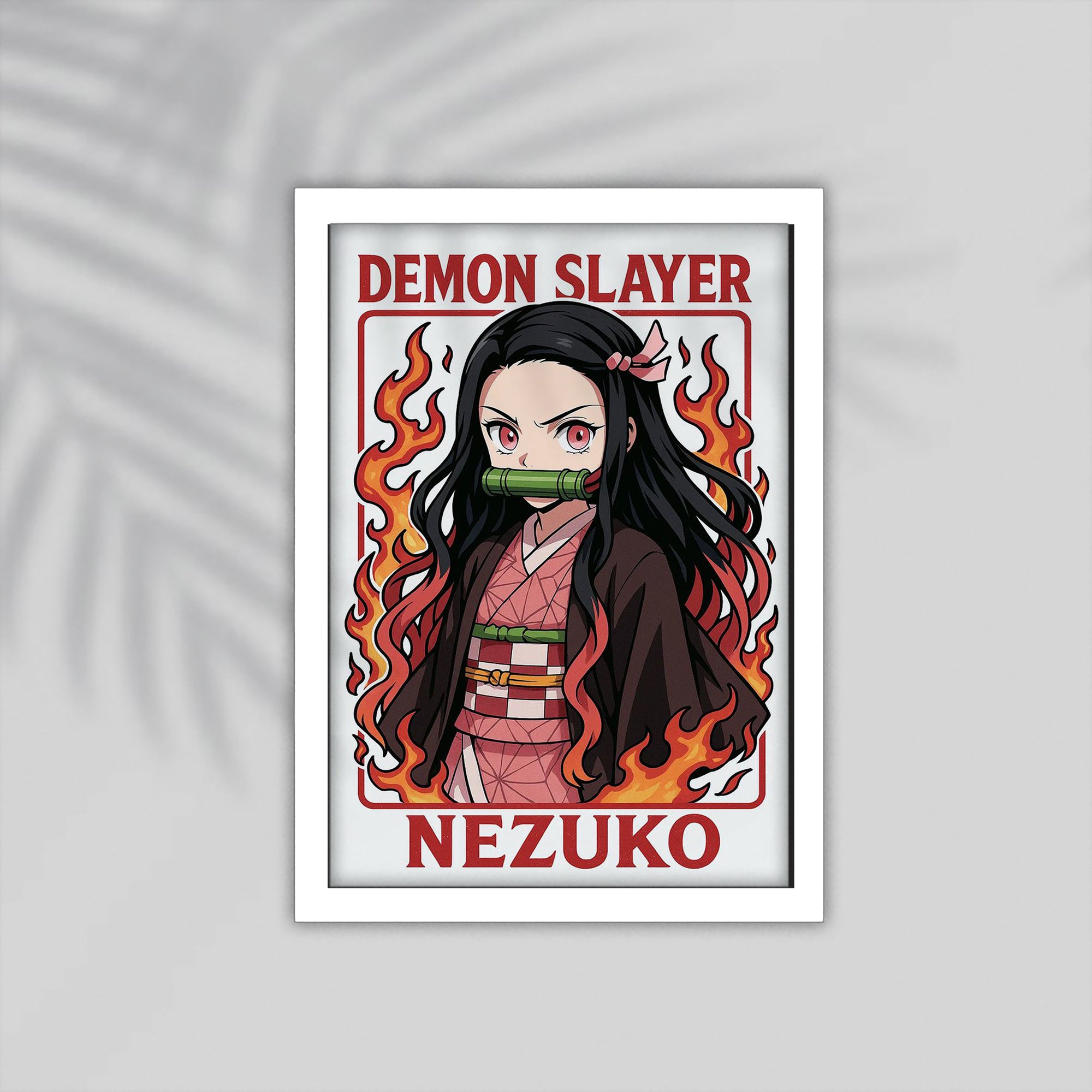 Nezuko Anime Framed Poster