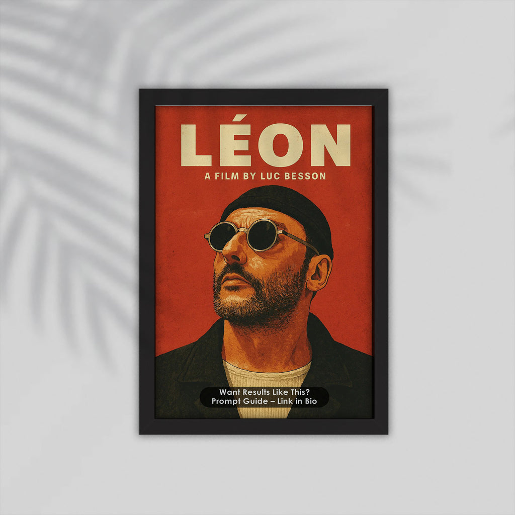 Leon Film Framed Poster