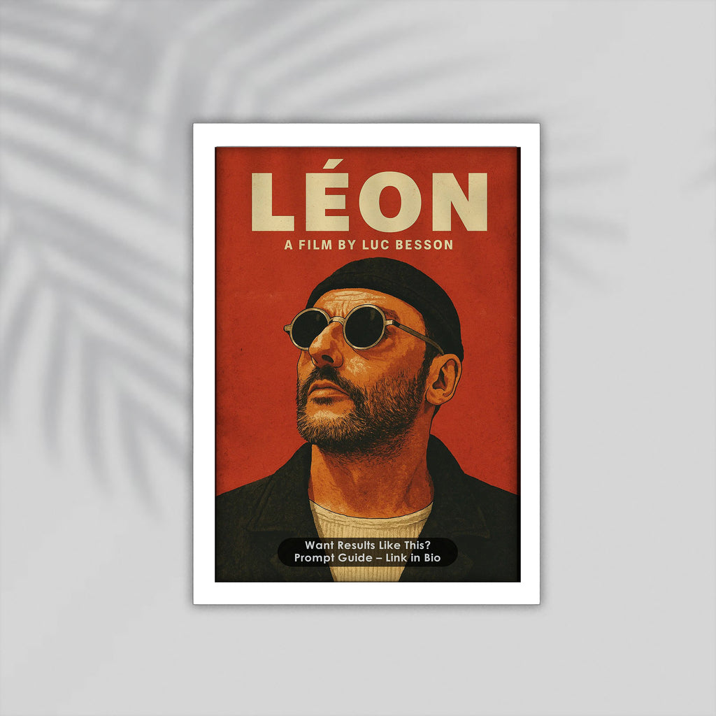 Leon Film Framed Poster
