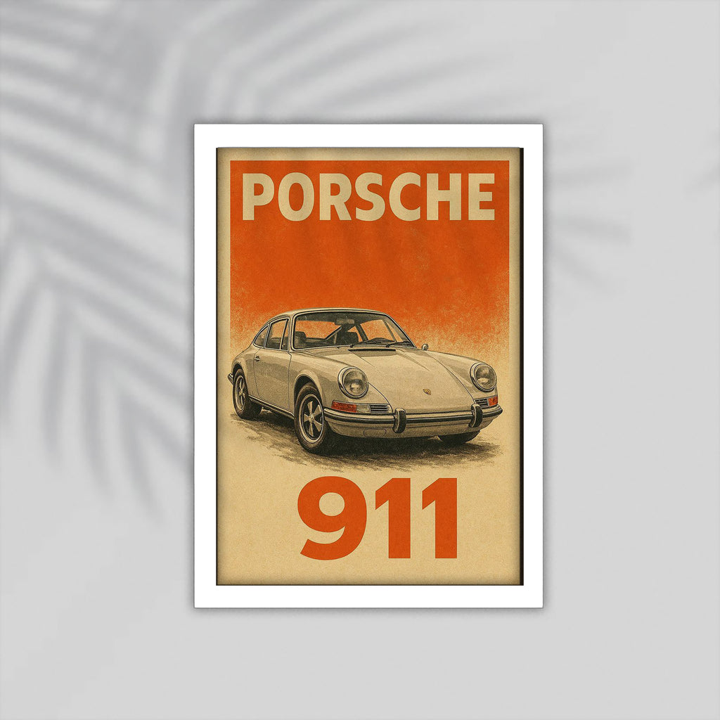 911 Car Framed Poster