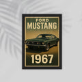 1967 Car Framed Poster