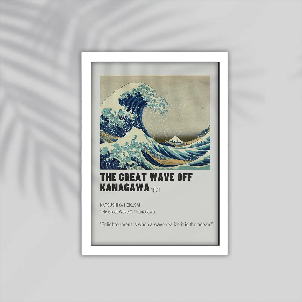 Wave Art Framed Poster